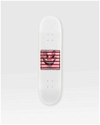 The Skateroom Keith Haring Untitled (Smile On Stripes) Deck Multi - Mens - Home Deco