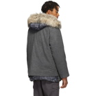 Woolrich Grey North Hollywood Edition Down Camouflage Arctic Parka