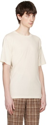 AURALEE Off-White Hard Twist T-Shirt