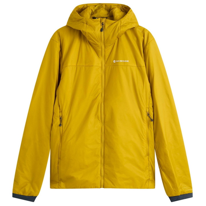 Photo: Montane Men's Fortes Lite Insulated Hoodie in Ginkgo Gold
