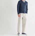 Inis Meáin - Mélange Linen Cardigan - Blue