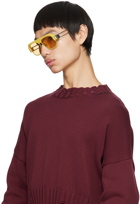 Marni Yellow Burullus Sunglasses