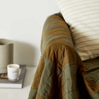 Ferm Living Duo Quilted Blanket in Green Tonal