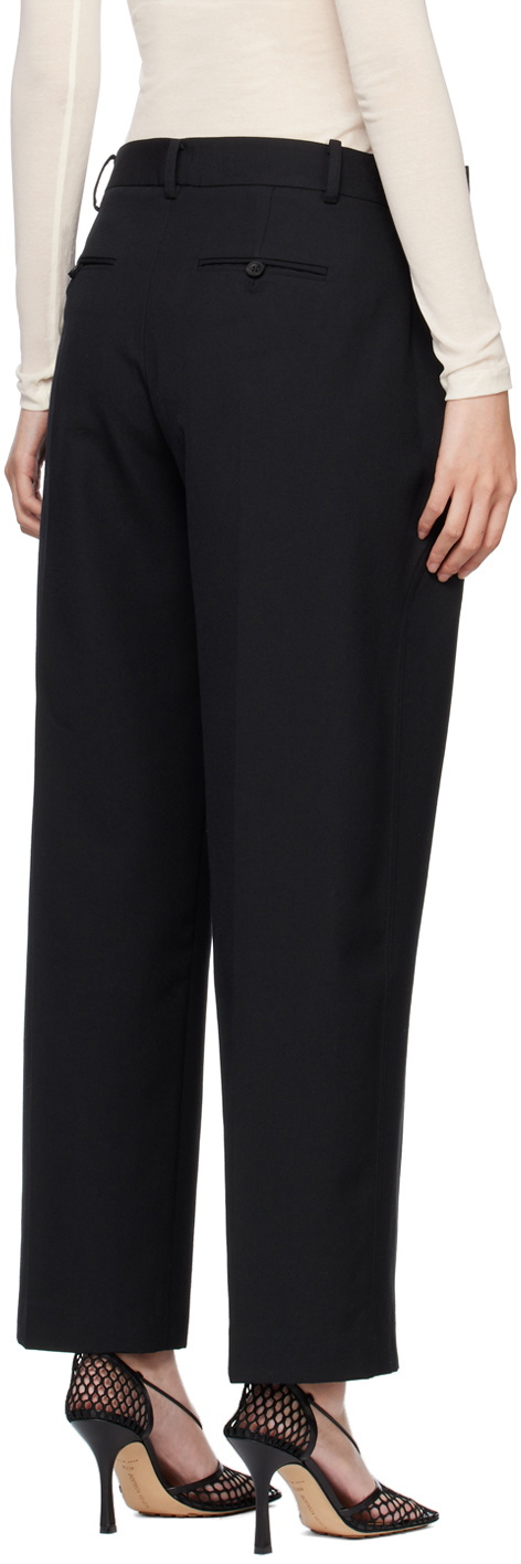 Subtle Le Nguyen Black Flat Trousers