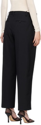 Subtle Le Nguyen Black Flat Trousers