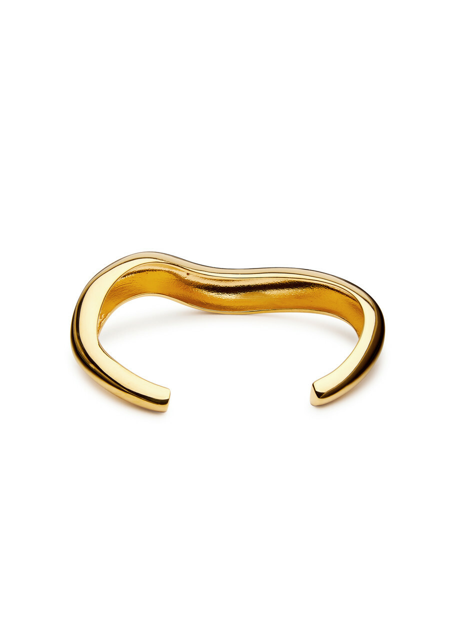 Agmes Astrid Medium Gold Vermeil Cuff - One Size