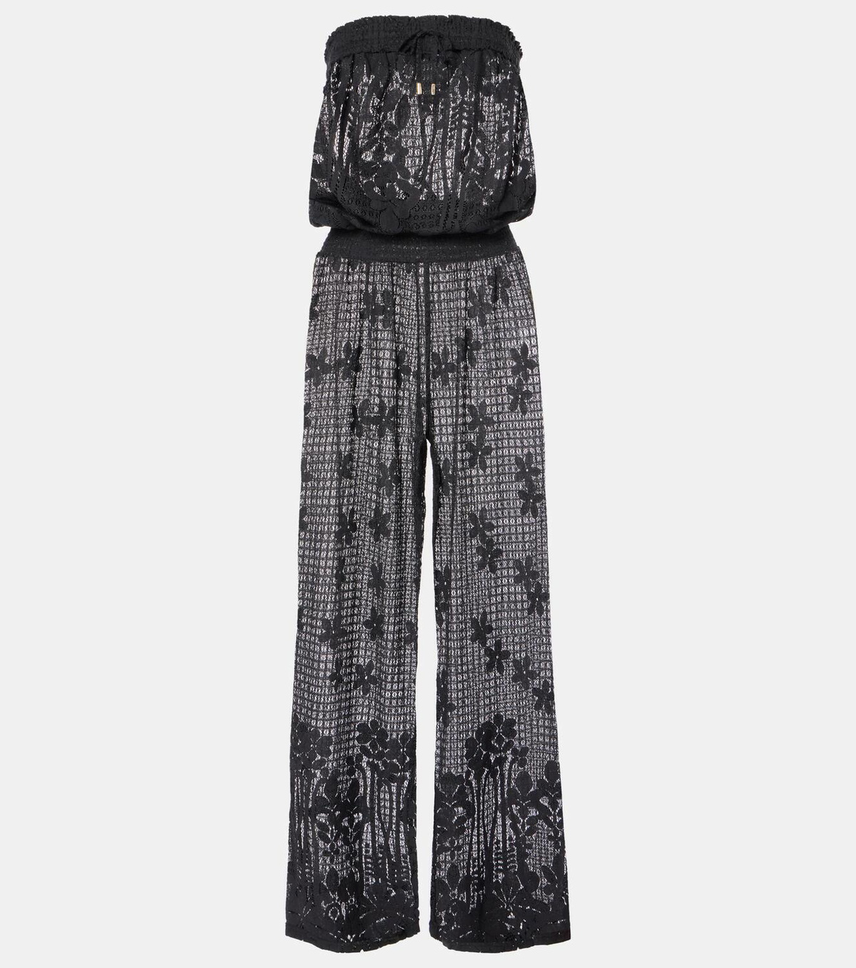Melissa Odabash Viv cotton-blend jumpsuit