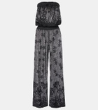 Melissa Odabash Viv cotton-blend jumpsuit