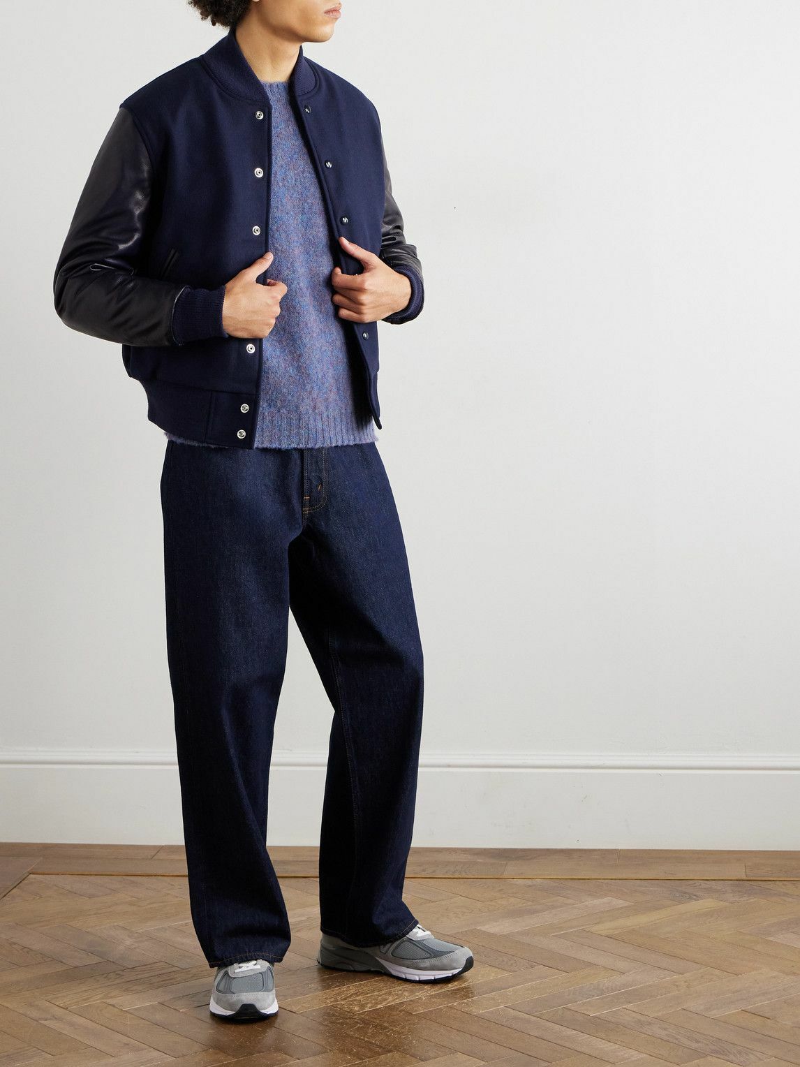 Howlin' - Shaggy Bear Brushed-Wool Sweater - Purple
