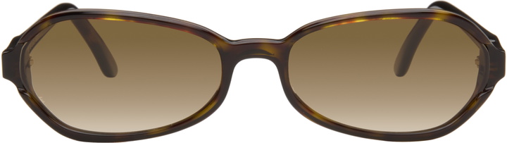 Photo: OUR LEGACY Brown Drain Sunglasses