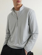Lululemon - Slim-Fit Stretch Recycled-Jersey Half-Zip Top - Gray