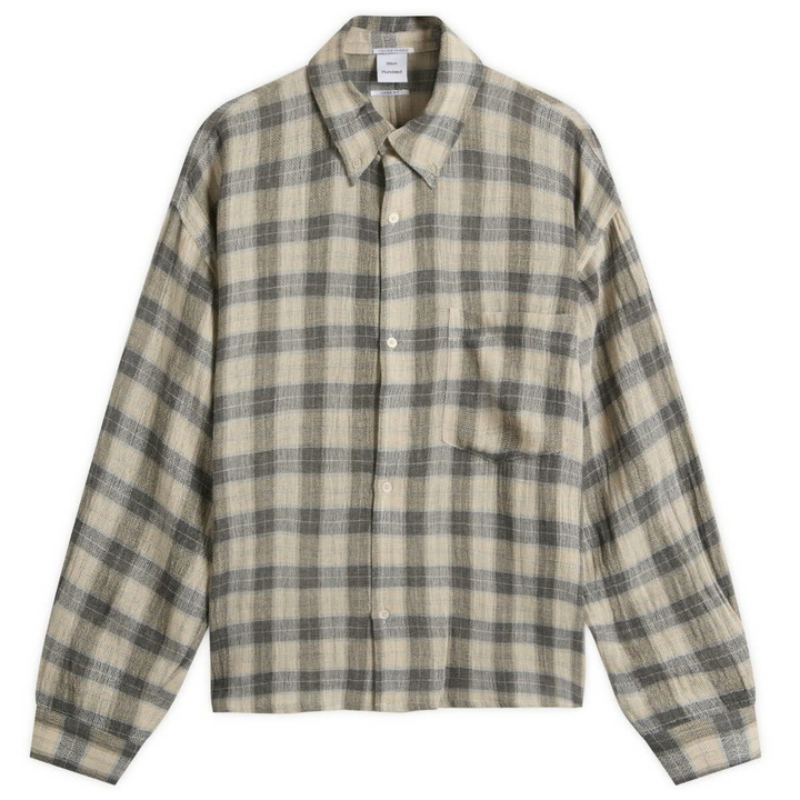 Photo: Won Hundred Men's Maza Check Overshirt in Eiffel Tower