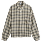 Won Hundred Men's Maza Check Overshirt in Eiffel Tower