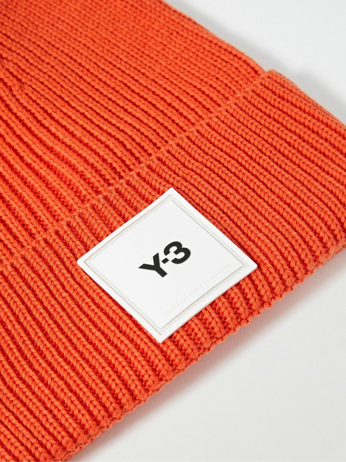 Y-3 - Logo-Appliquéd Ribbed Merino Wool Beanie Y-3