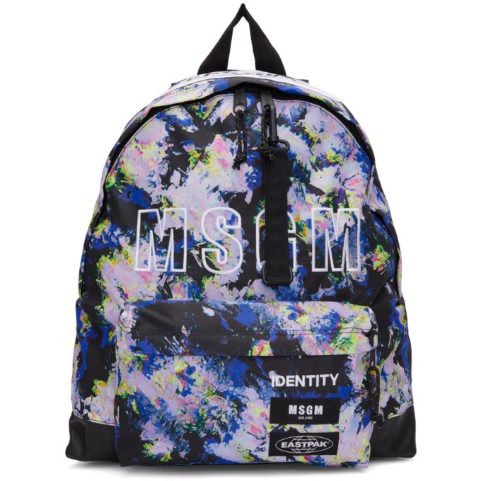 Photo: MSGM Multicolor Eastpak Edition Flowers Backpack