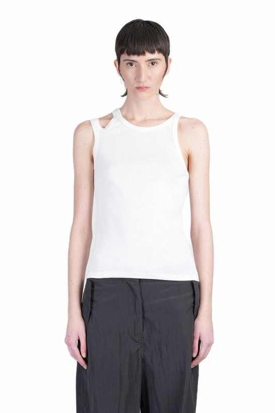 Photo: Laneus Topwear In White Cotton