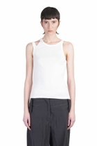 Laneus Topwear In White Cotton