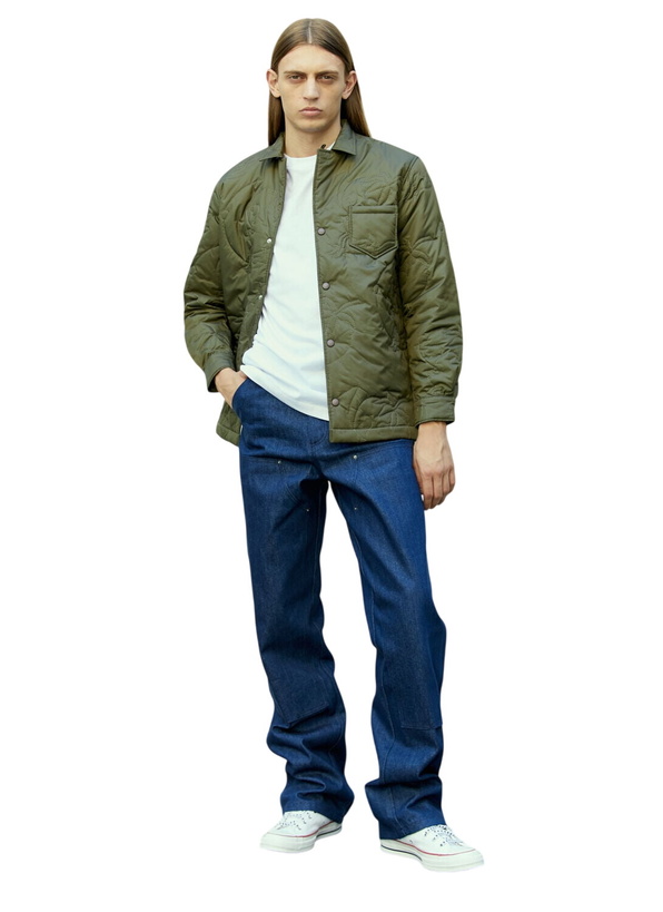 Photo: Sky High Farm Workwear Palm Tree Quilted Overshirt