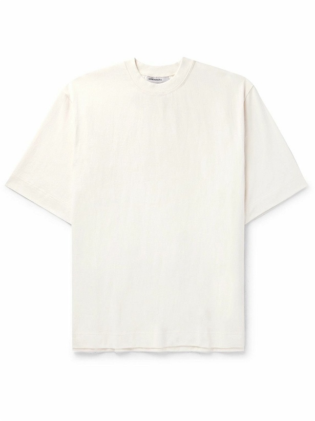 Photo: HAYDENSHAPES - Volume Cotton-Jersey T-Shirt - Neutrals