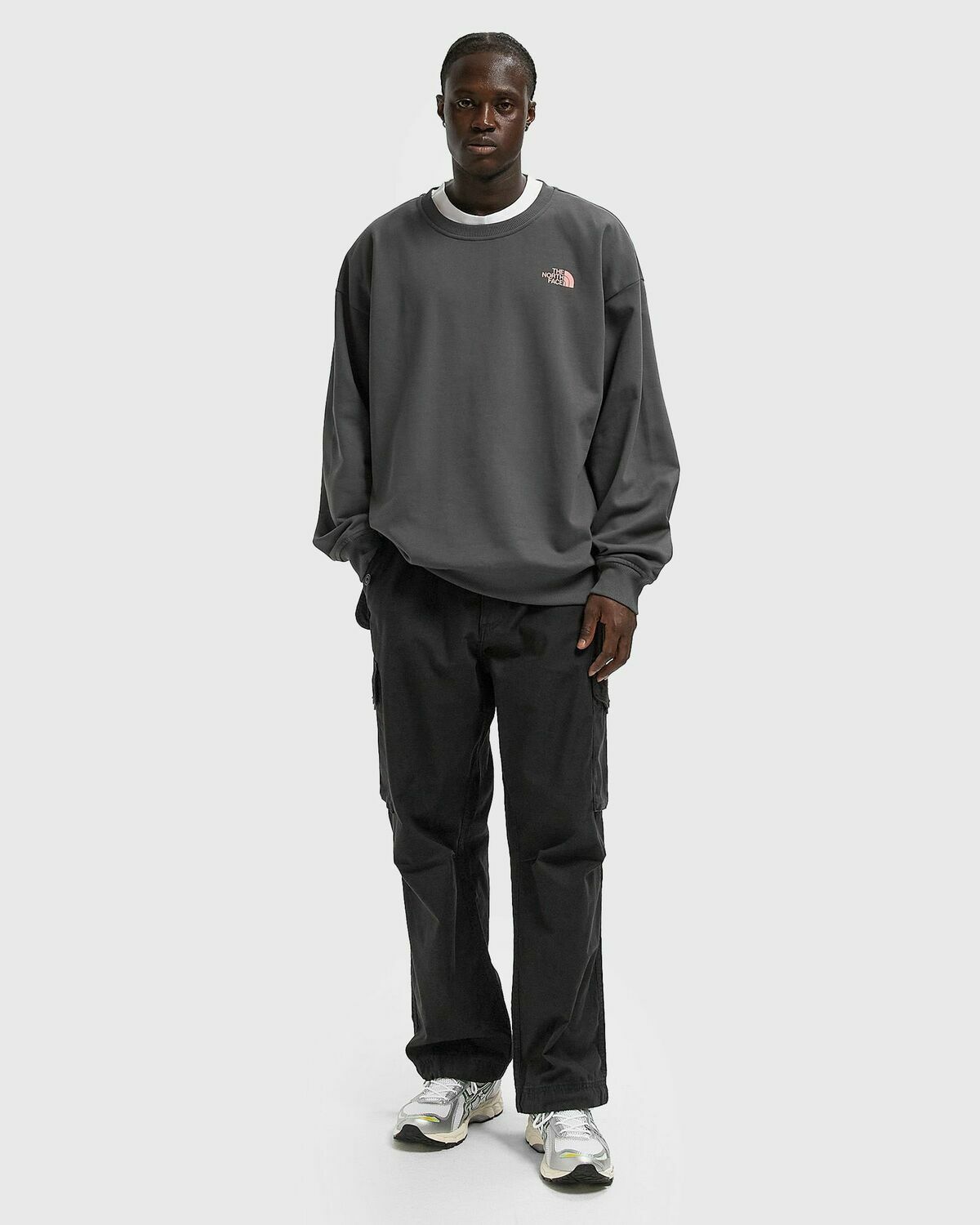 The North Face EXPEDITION CELEBRATION OVRSZD CREW SWS Grey Mens Sweatshirt