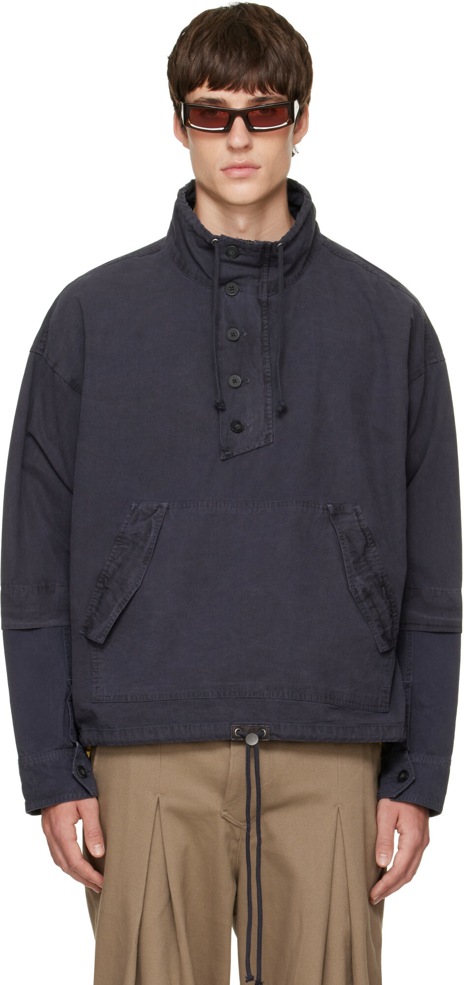 Entire Studios Black Goodman Trench Coat Entire Studios