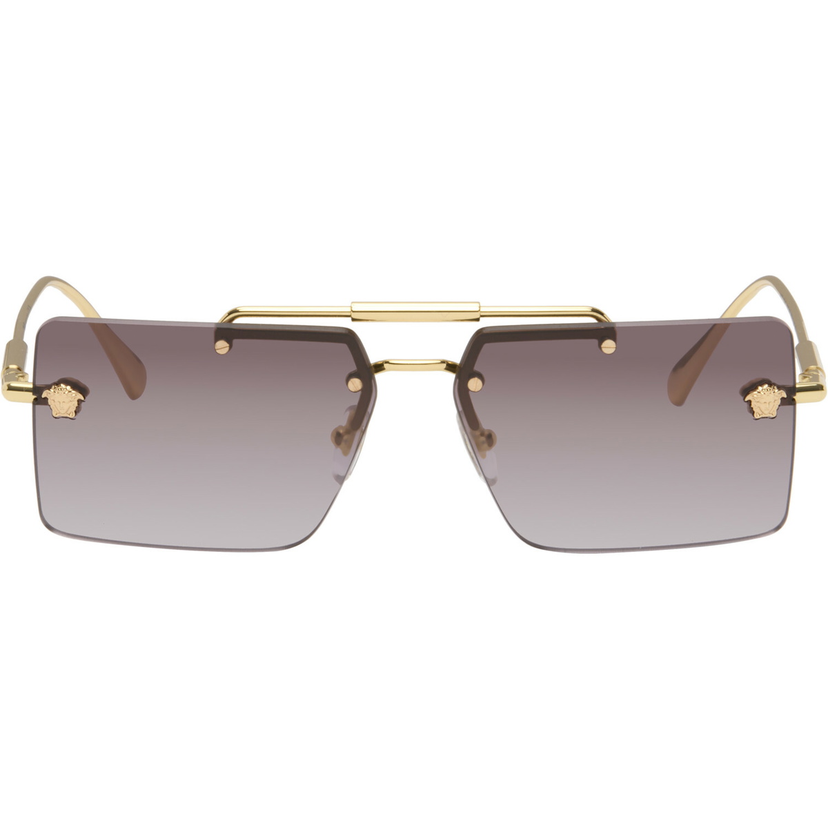 Versace Gold Medusa Sunglasses