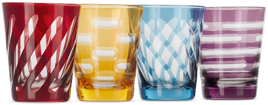 POLSPOTTEN Multicolor Tubular Tumbler Set
