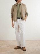 The Elder Statesman - Playa Cotton and Cashmere-Blend T-Shirt - Green
