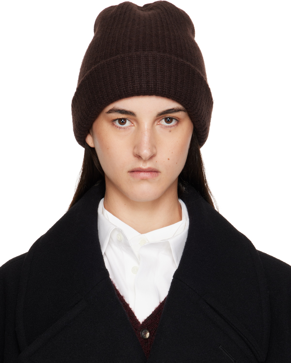 Maison Margiela Black Four Stitches Beret Maison Margiela