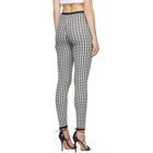 Brock Collection Black and White Gingham Maglia Leggings