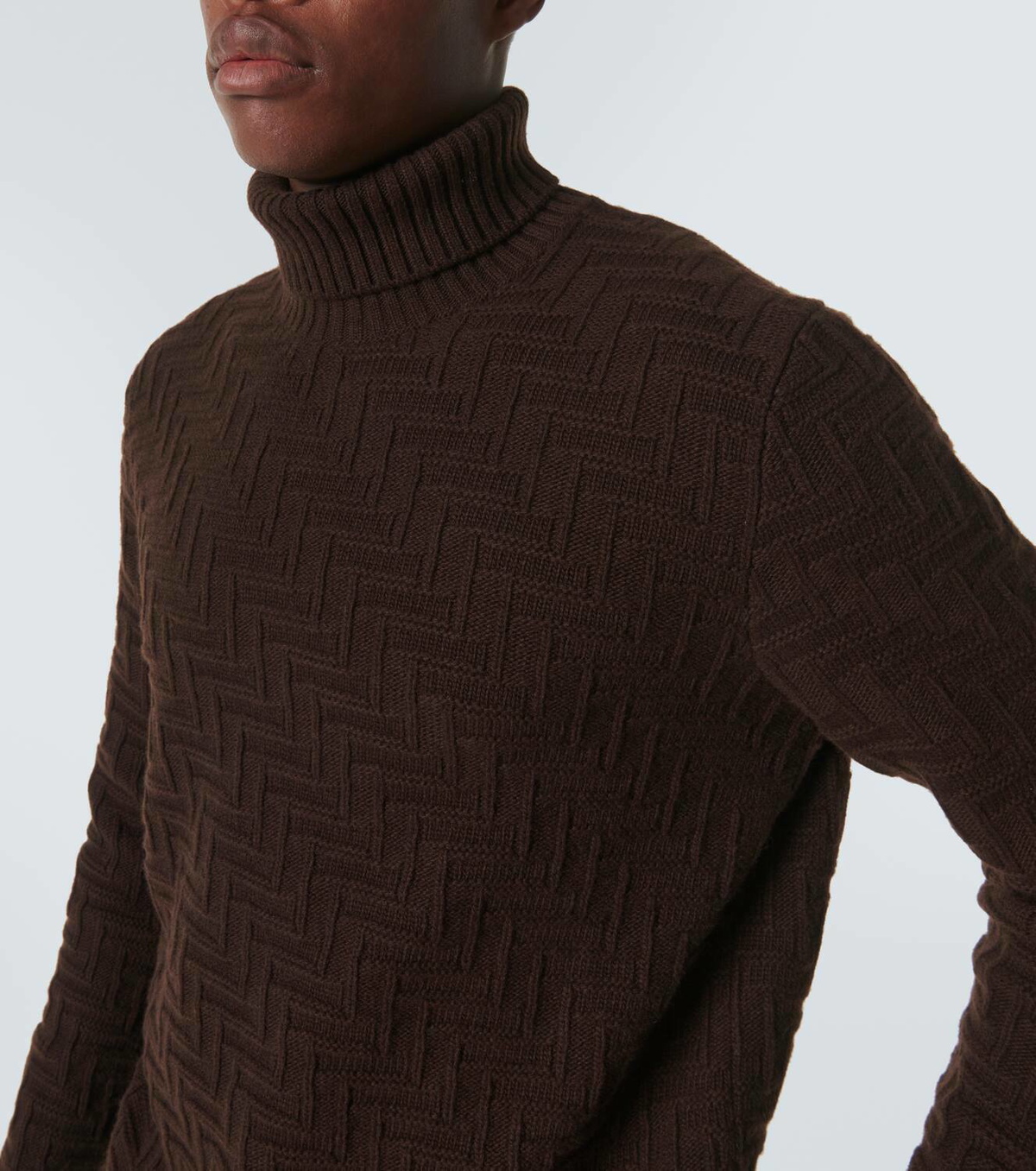 Prada Wool and cashmere turtleneck sweater Prada