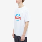 Balmain x Evian T-Shirt in White/Multi