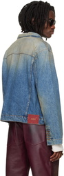 424 Blue Collection Trucker Denim Jacket