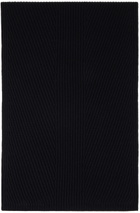 Joseph Black Luxe Cardigan Stitch Scarf