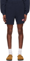 Sporty & Rich Navy Wellness Ivy Shorts