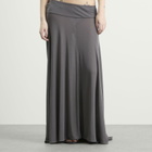 ST. Agni Women's Fluid Jersey Skirt in Soot