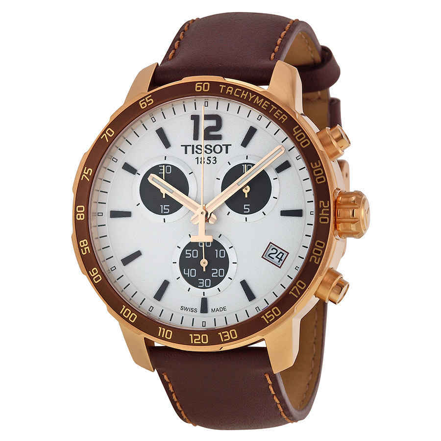 Tissot Quickster Chronograph Silver Dial Unisex Watch T095.417.36.037.01