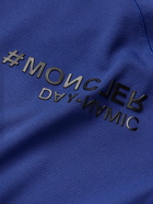 Moncler Grenoble - Logo-Appliquéd Stretch-Jersey T-Shirt - Blue