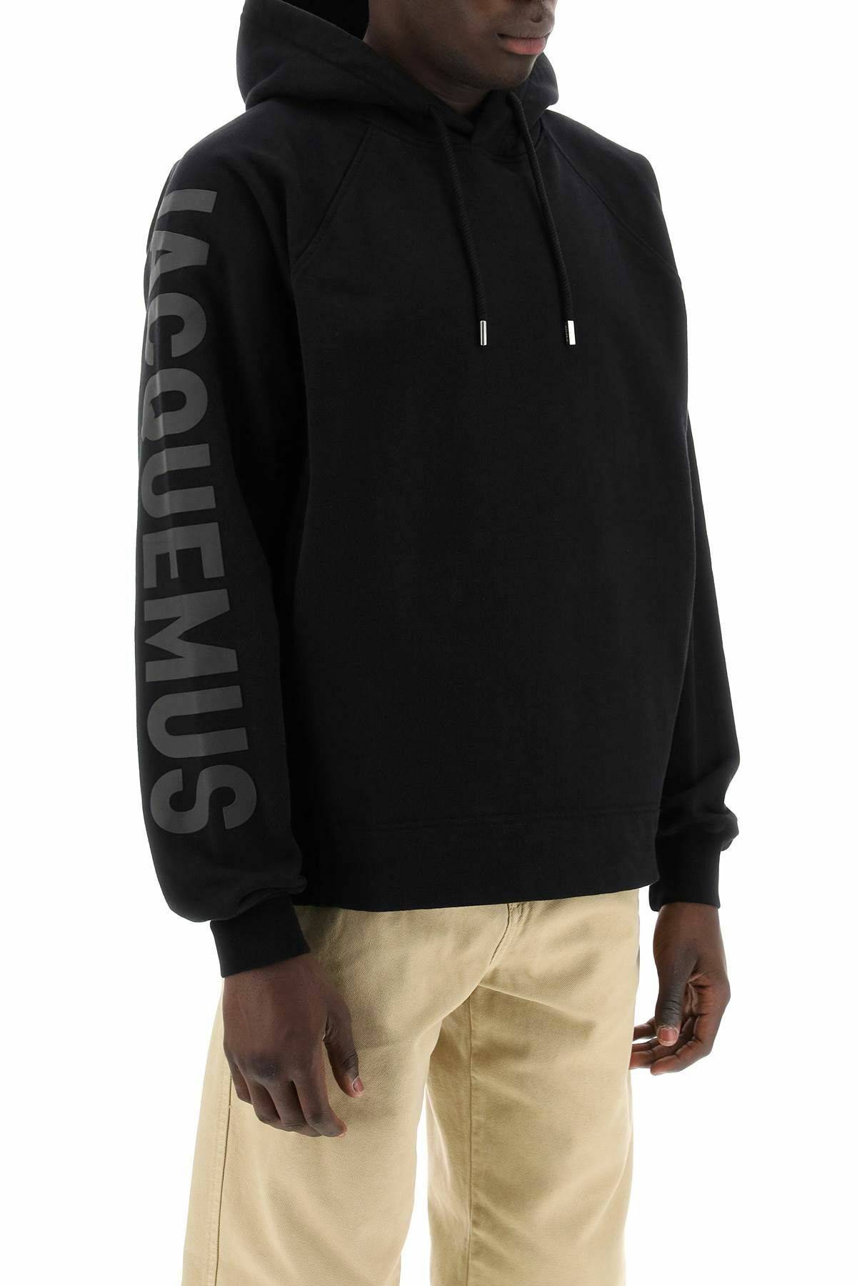 JACQUEMUS le hoodie typo hoodie Black Jacquemus JACQUEMUS le hoodie typo hoodie Black Jacquemus