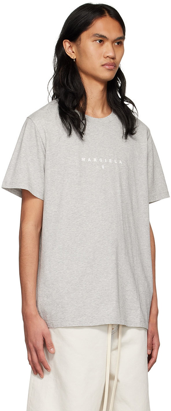 MM6 Maison Margiela SSENSE Exclusive Gray Cotton T-Shirt MM6