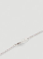 Mini Bas Relief Pendant Necklace in Silver