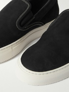 Common Projects - Suede Slip-On Sneakers - Black