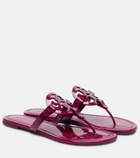 Tory Burch Miller patent leather thong sandals