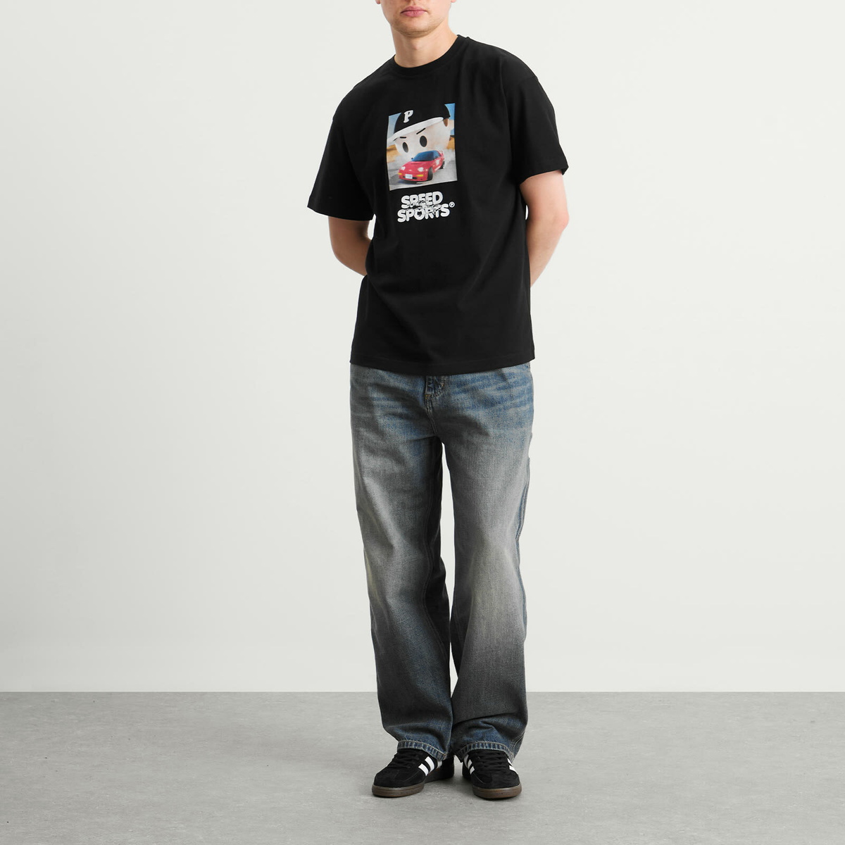 Pawa Speed Sports Men's Desert Drift T-Shirt in Black