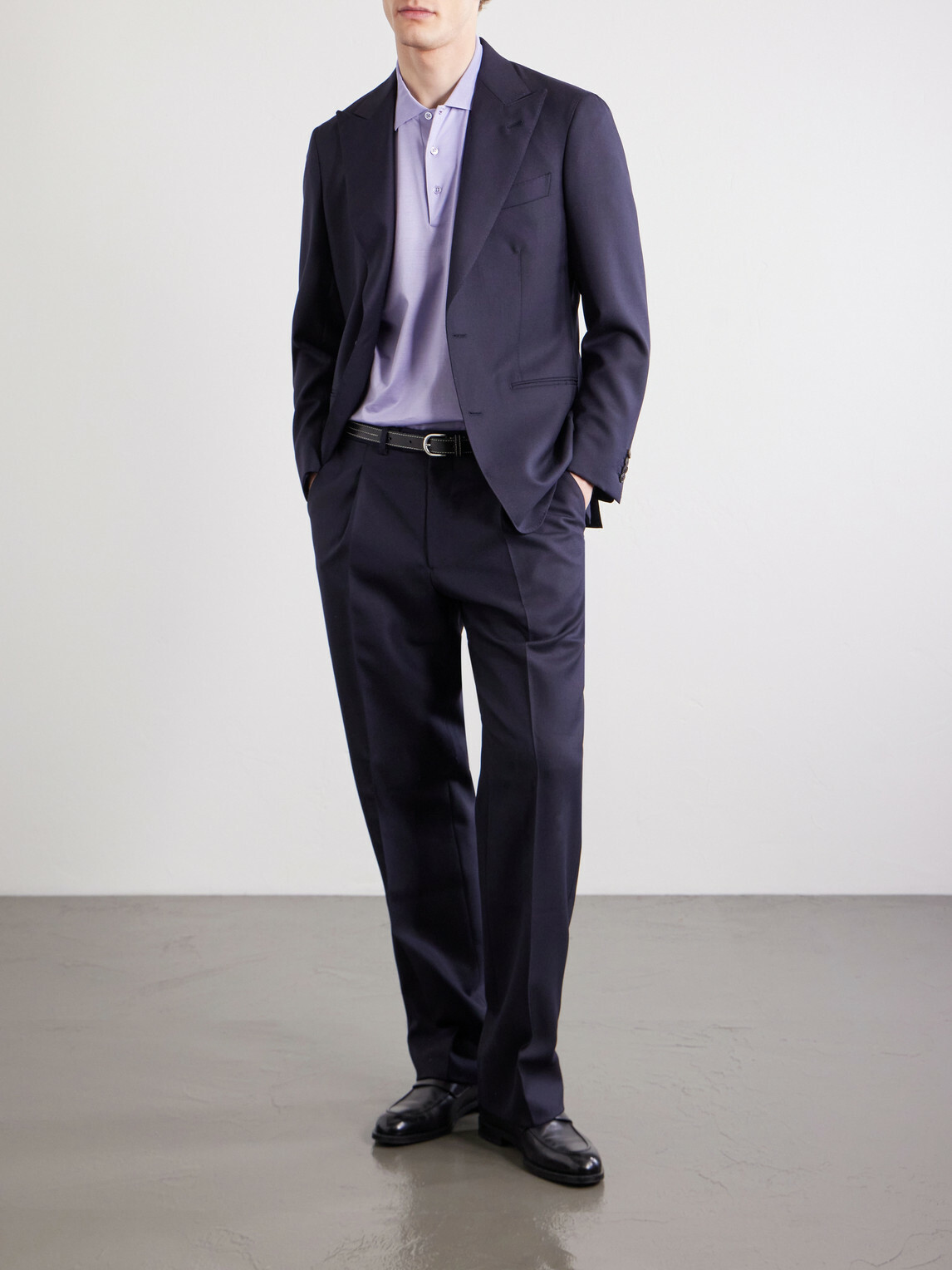 Charvet - Cotton Polo Shirt - Purple