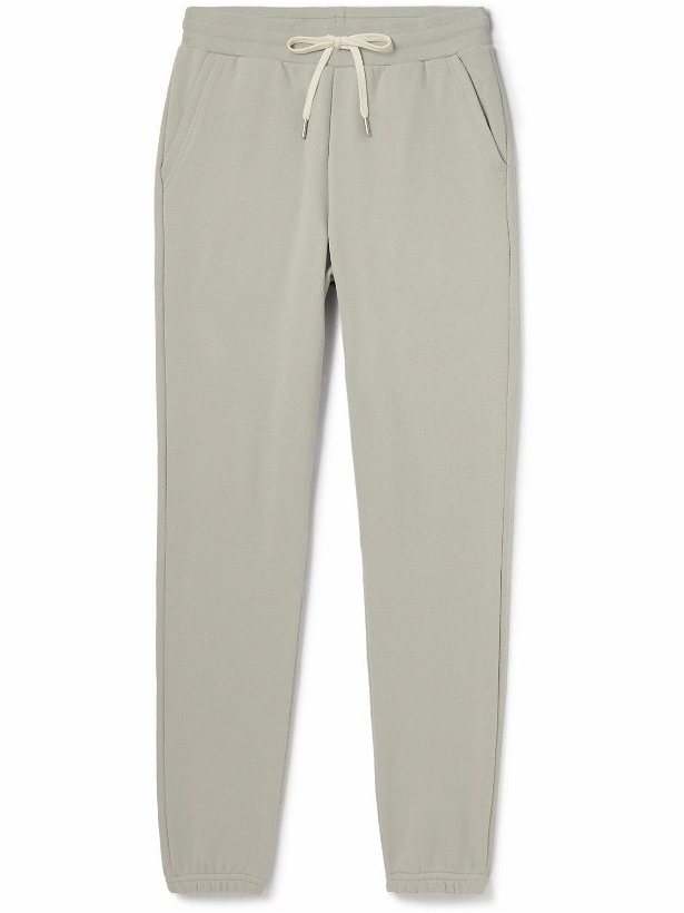 Photo: John Elliott - LA Tapered Cotton-Jersey Sweatpants - Gray