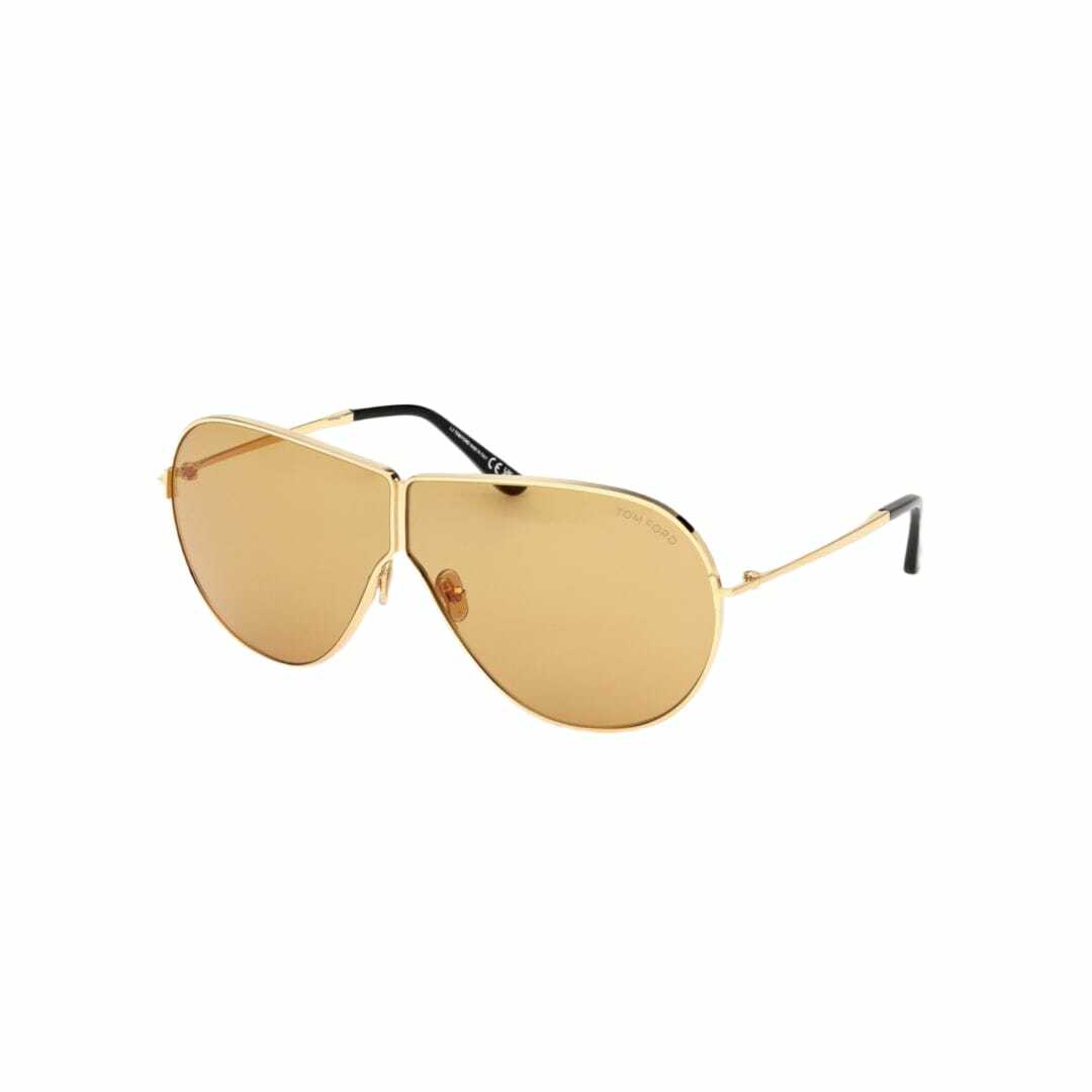 Tom Ford Eyewear Ft11587130e - Oro Carico Lucido / Marrone