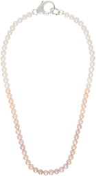 Hatton Labs Pink Gradient Pearl Necklace