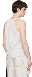 Rick Owens DRKSHDW Off-White Temple Loose Tank Top
