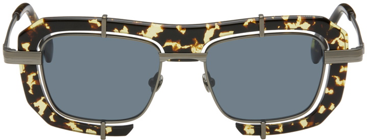Photo: JW Anderson SSENSE Exclusive Tortoiseshell & Gunmetal Geometric Sunglasses